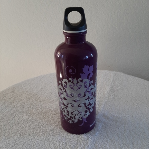 Purple SIGG Water Bottle .6L Eclectic Pattern - Picture 2 of 8